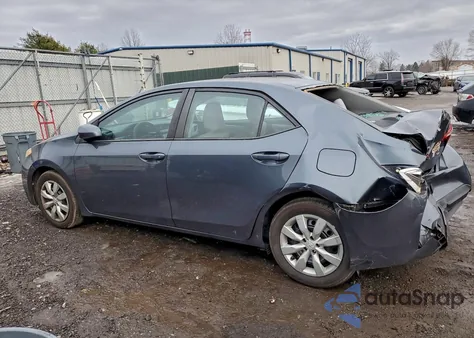 2016 Toyota Corolla L из США, поврежденный, VIN 2T1BURHE3GC659384